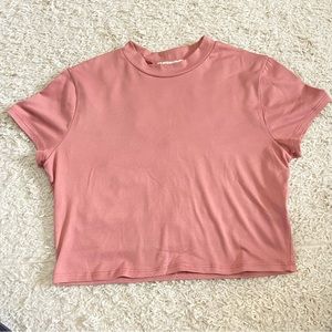 Pink RAGSTOCK crop top